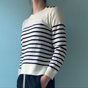 J Crew striped sweater